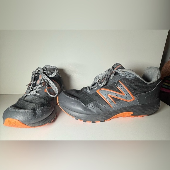 New Balance Other - New Balance Charcoal and Tangerine Athletic Shoes